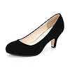 OCHENTA Dames jurkpumps, ronde teen, mini-hak, voor werk en party‘s