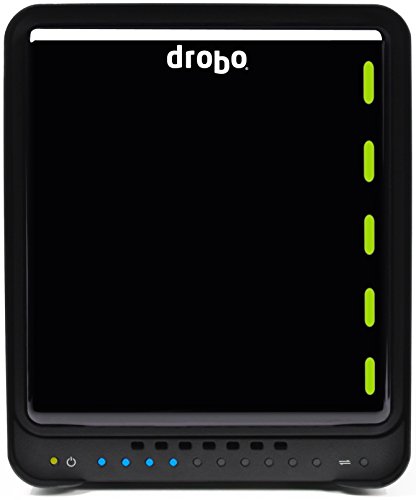 Drobo 5Dt: 5-Drive Direct Attached Storage (DAS) Array with mSATA SSD acceleration - USB 3 and Thunderbolt 2 ports (Empty) DRDR5A21-T
