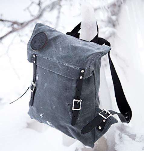 Mochila Duluth Pack Scout Unisex Wax Gris miniatura 2