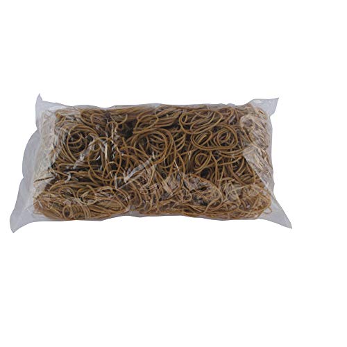 White Box 454G Size 16 Rubber Bands, brown|beige|grey