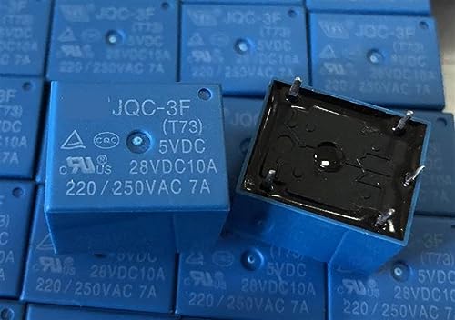 Relais JQC-3F T73 12VDC inverseur 5 broches pour automatisme et carte Arduino