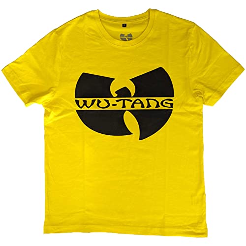 Wu-Tang Clan Logo Officiel T-Shirt Rock Off Coton Homme Noir Taille Small Giga Mode