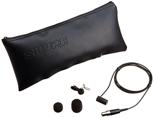 Shure WL183 Lavalier Condenser Microphone,Black