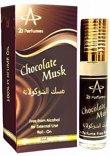Image of Chocolate Attar Perfume For Men | Chocolate Musk Attar | Long Lasting Chocolate Perfume, Liquid, 8 Ml