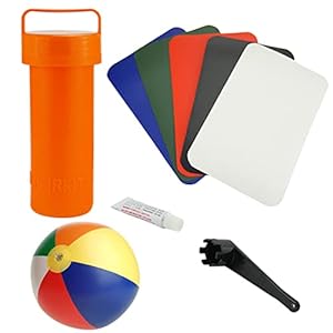 2 Pcs Kit voor PVC-lijmpatches | Opplakset luchtmatras | 8-delige speciale reparatie-emmerset voor paddleboard, luchtbedden, trampoline Generic