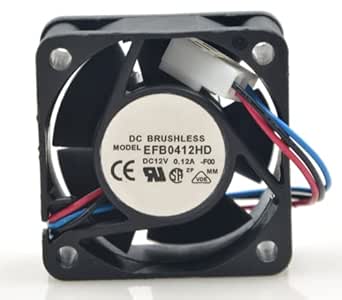 Nuova Ventola Di Raffreddamento Del Radiatore Per Delta Efb0412md 4cm 4020 Dc 12v 0 10a 1 2w 40 40 20mm 3pin 6000rpm