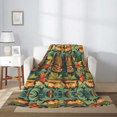 Couverture chaude et durable Aloha Tiki grand format lit - 4