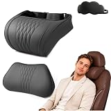 HOPASRISEE Universal Memory Foam Car Headrest Neck Pillow Ergonomic Car Headrest (2PC-B)