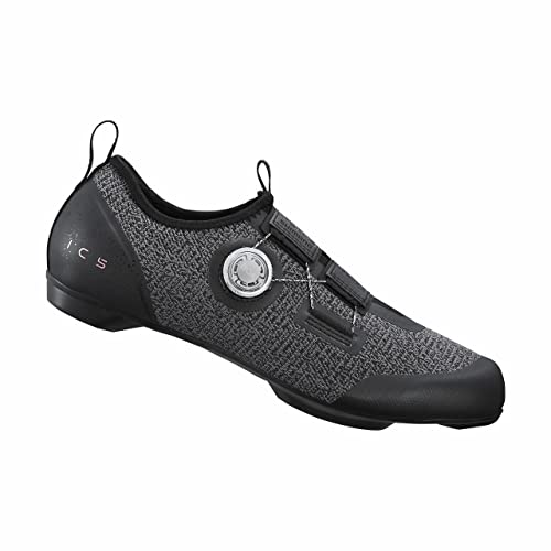 Zapatos de ciclismo indoor SHIMANO IC5 negro en talla grande 47