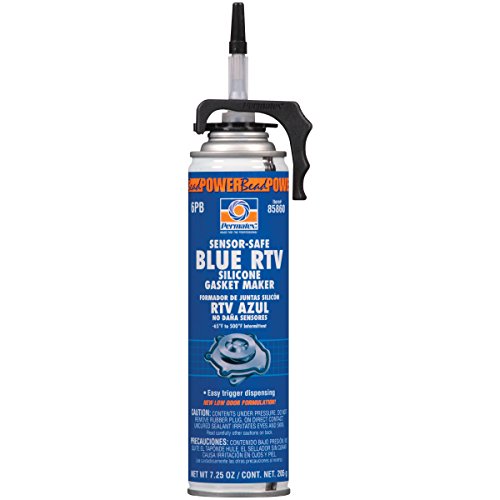 Permatex 85860 Sensor-Safe Blue RTV Silicone Gasket Maker, 7.25 oz. PowerBead Can