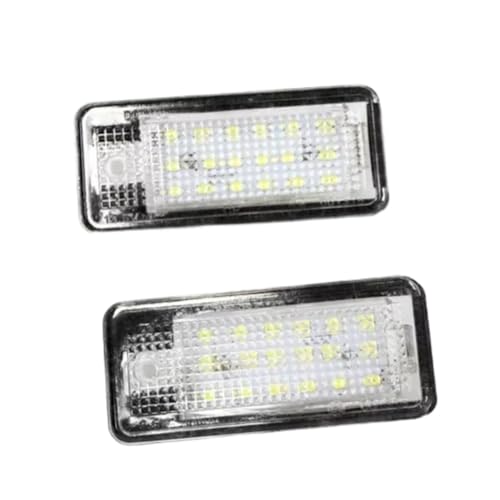 Luz de matrícula trasera para Audi A3 S3 y Cabriolet modelos de 2004 a 2012 iluminación de coche