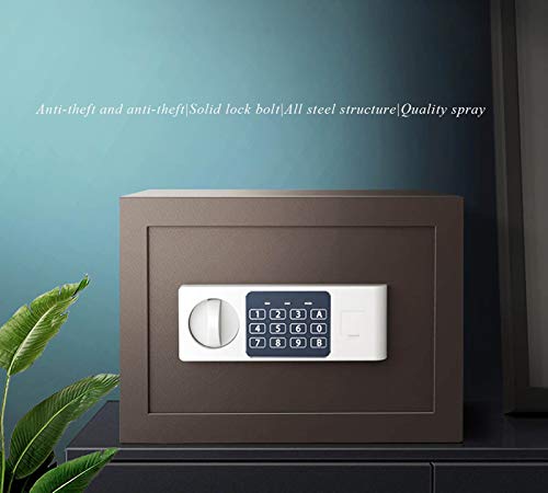 Household Safe Secure Metal Safes For Storing Goods Valuables Passports Keys Money Jewellery Lock Box Combination With Emergency Override #TOP1