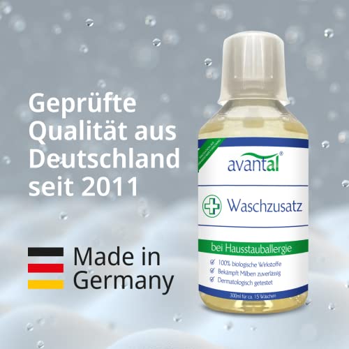 avantal® Anti-Milben Waschmittelzusatz | 2 x 300ml Doppelpack