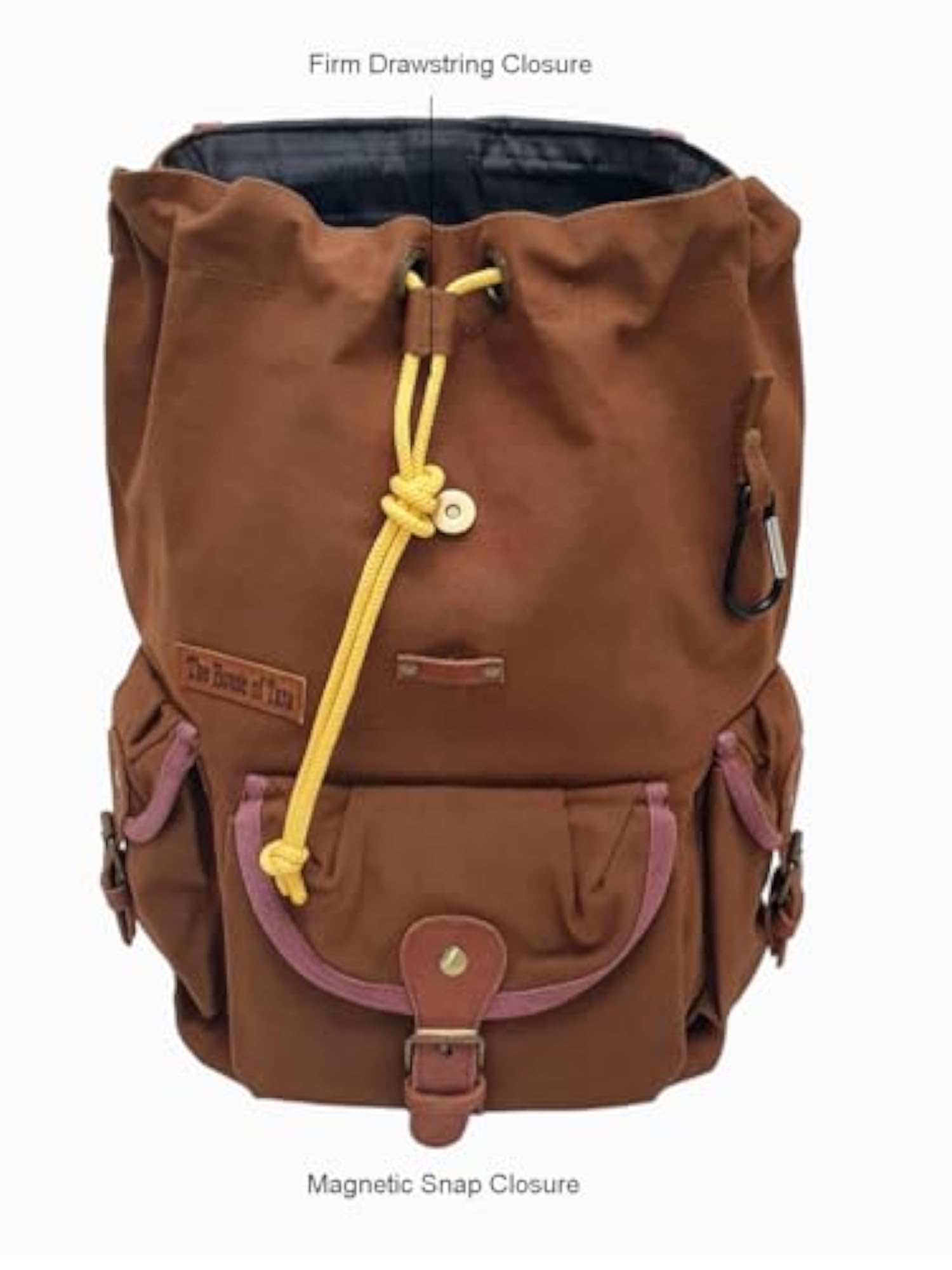 Spacious Canvas Backpack for Men & Women, 19 Liters