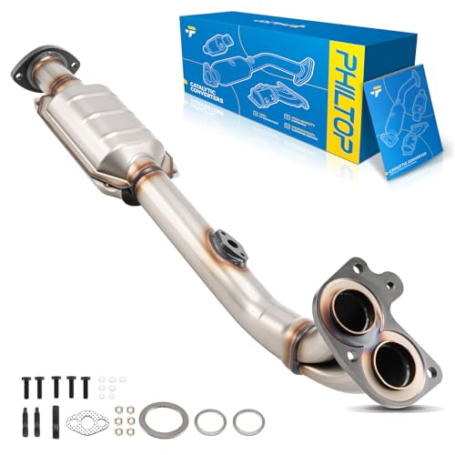 PHILTOP Front Catalytic Converter Kit Direct-Fit Replacement For 1996-2000 4Runner 3.4L OE Replace 53287, 645359, 40258 (EPA Compliant)