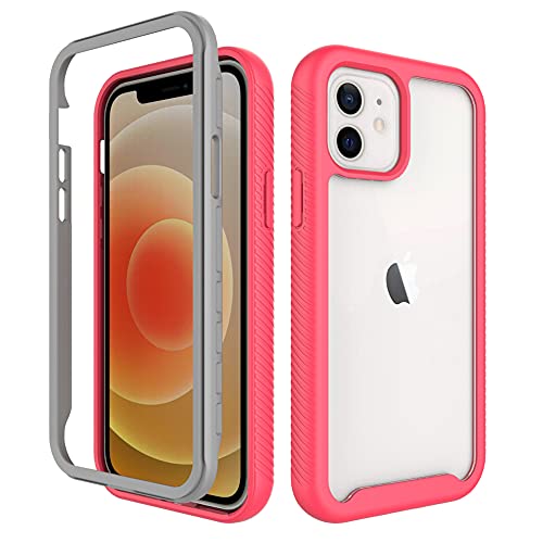 iPhone 12 P[X Apple iPhone 12 Pro 6.1 C` ϏՌ 360Sʕی ČRMILKi ^ y CX[d NA EȒP̓d\ ϏՌ wʃNA PC+TPU Sʕی Jo[ O  P[X C