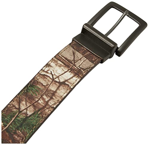 RealTree Camo Men's Reversible Leather Brass Belt2
