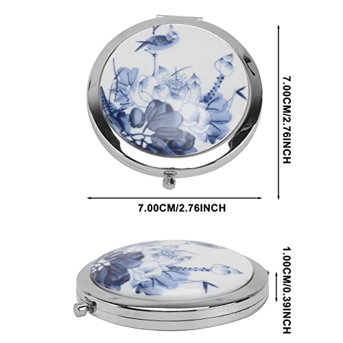 CALLARON Espelho De Maquiagem De Viagem De Bolso Espelho De Bolso Espelho Dobrável Espelho De Maquia
