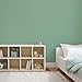 Biyoee Sage Green Peel and Stick Wallpaper 15.7”x 118” Matte Green Self-Adhesive Removable Contact Paper Solid Color Waterproof Vinyl Roll for Cabinets Furniture Renovation Bedroom Wall Covering