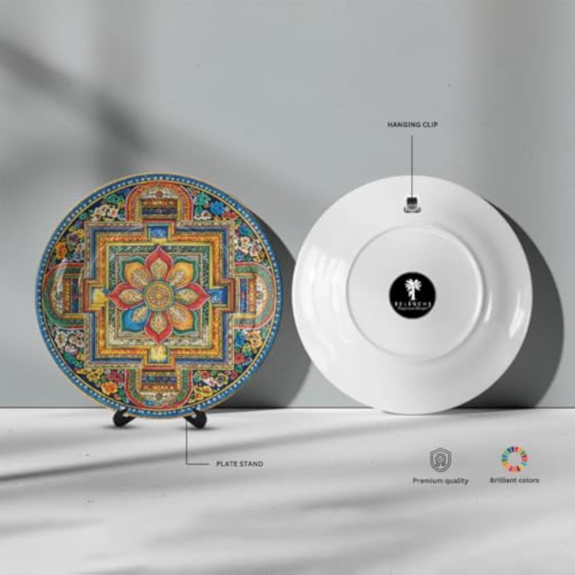 Tibetan Theme Decorative Wall Art Plate