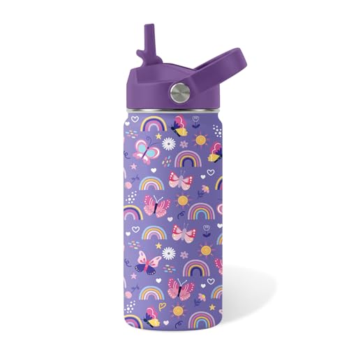 With Straw Lid, Stainless Steel Insulated Tumbler, Leakproof