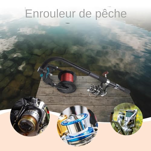 Bobineuse de ligne de pêche compacte pour finir avec le fil emmêlé