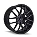 TOUREN TR60 Full Matte Black Wheel with Alloy Steel (17 x 7.5 inches /110 x 110 mm, 42 mm Offset)