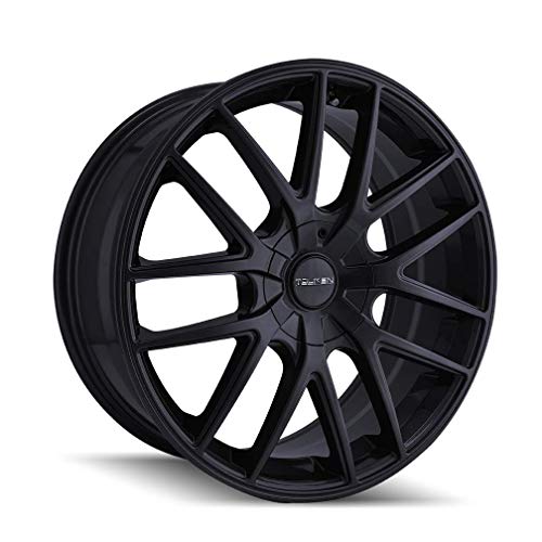 TR60 17x7.5, Bolt Pattern: 5x112/120, Offset: 42, FULL MATTE BLACK, set of 1