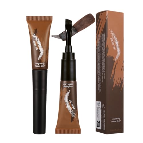 Color de Cejas, A Prueba de Sudor y Larga Duración, Gel de Tinte de Cejas de Efecto Pelable, Para Mujeres, Niñas, Viajes, Hogar, Salón, Escuela, Estudio