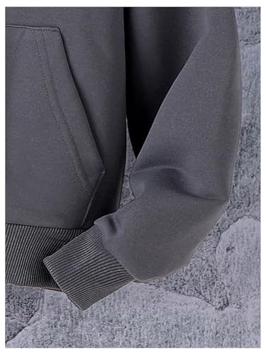 WDIRARA Girl's Star Print Zipper Up Drop Shoulder Hoodie Long Sleeve Cardigan with Pockets4