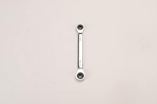 Miniatura 3 de FLZOSPER E-Torx Double Box Ratcheting Wrench, E10x E12Heavy Duty CR-V Box Ratchet Gear Spanner