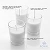Royal Imports Unscented Clear Glass Votive Candles, Long 12 Hour Burn Time, for Home, Spa, Wedding, Birthday, Holiday, Restaurant, Party, Birthday, 12 Pack #3