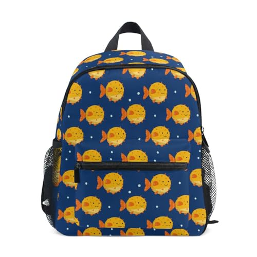 Sac à dos enfant motif poisson hawaïen pour la maternelle et les sorties