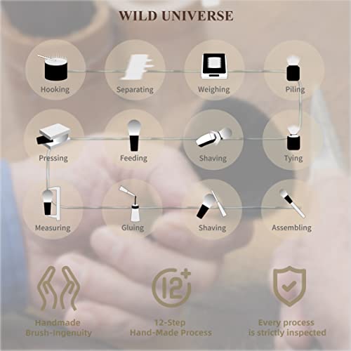 Wild Universe Foundation Brush, Flat Top Kabuki Professional Setting Makeup Brush For Liquid, Cream, Soft Dense Synthetic Bristles For Blending, Buffing, Stippling #TOP5