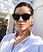 KALIYADI Womens-Sunglasses Polarized Sunglasses Womens: Retro Trendy Sun Glasses with UV400 Protection for Travel Driving