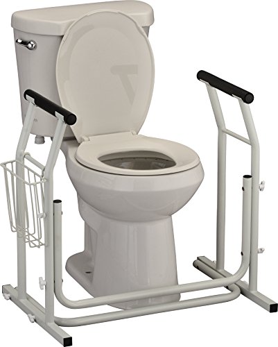 Nova Stand Alone Toilet Rails & Frame, Portable & Lightweight Safety Support Frame For Bathroom Toilet, Quick & Easy Installation #TOP5