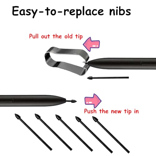 Image of Tab S10 FE S Pen Replacement for Samsung Galaxy Tab S10 FE,Tab S10 FE,S10 Lite Stylus Pen Replacement for Galaxy Tab S10 FE S Pen with Tips /Nibs (Black)