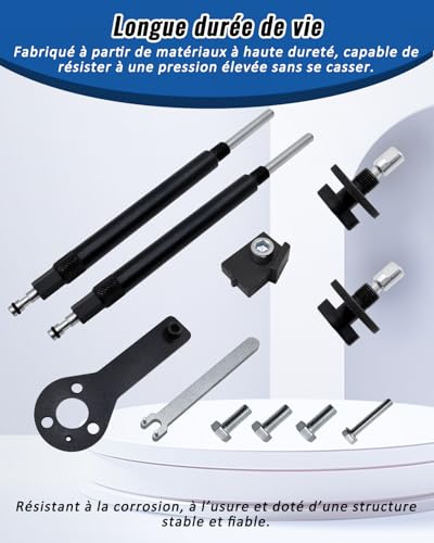 BOVIEER Kit d'outils de réglage Moteur Arbre à cames et Courroie de Calage Distribution Compatible avec Fiat, Alfa Romeo, Lancia 1.2 1.4 16V, T-Jet. OEM 1860985000, 1860987000, 1860992000, 2000004500 – vue 6