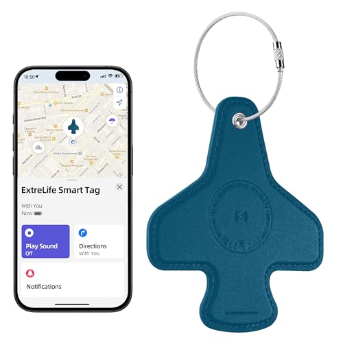 Apple Find My Leather Luggage Tracker