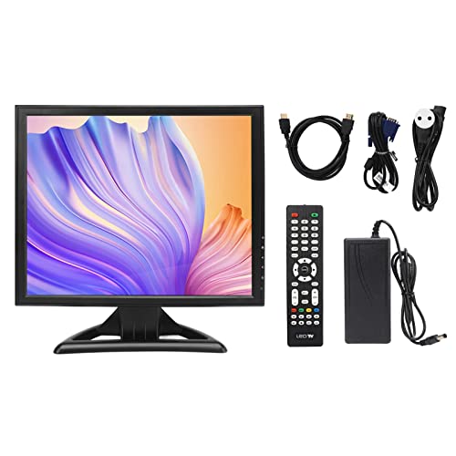 LED-Computermonitor, VGA AV BNC USB DC-Eingang 17 Zoll PC-Monitor Einstellbar 1280 X 1024 Dual-Lautsprecher für Gaming (EU-Stecker) – Bild 8