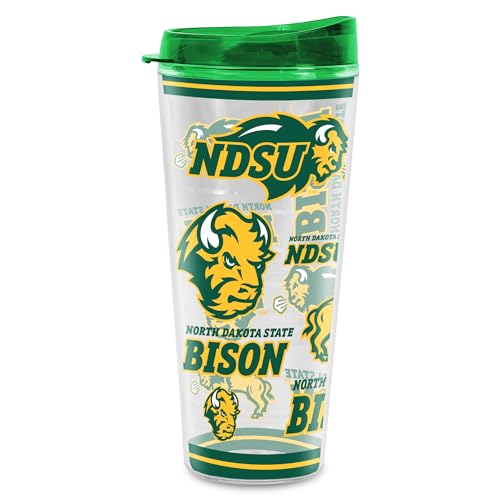 Image of Rico Industries NCAA College Double Wall Mayhem 16oz Or 20oz Tritan Tumbler W Lid
