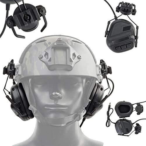 Casque airsoft WLXW et oreillette tactique de chasse pour le plein air