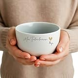 Générique Bol Mon Tonton d’amour personnalisé avec prénom – Cadeau Noël, Anniversaire ou Baptême – Bol céramique blanche 500 ml