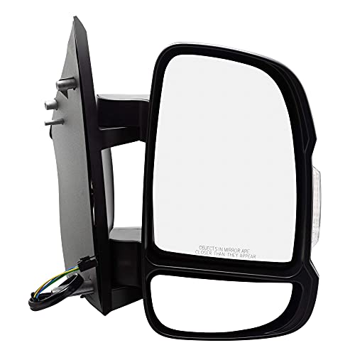 Spieg CH1321376 Side Mirror Replacement for 2014 - 2019 Ram Promaster 1500 2500 3500 Power Heated w/Turn Signal Light Passenger Right 8wire