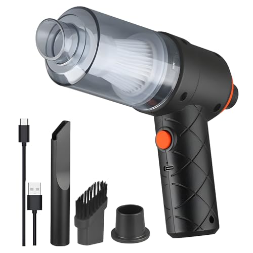 HOVIN Handstaubsauger Akku Kabellos - 20000pa Auto staubsauger Stark, Mini Staubsauger FüR Auto, Pc, Haus,KüChe,Ritzen Und Ecken,Vacuum Cleaner High Power,Kann Als Aufblasbare Pumpe Verwendet Werden