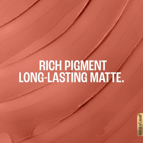 Image of Lakme Forever Matte Lipstick, Waterproof, Non Drying, Creamy Matte Bullet Lipstick Made With French Rose Oil Extracts, Pink Blush, 4.5g (Pack of 2)