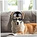 Dog Helmet and Goggles Adjustable Chin Strap Dog Goggles and Helmet with Ear Hole Windproof Stylish Decorative Dog Goggles Pet Supplies 2Pcs/Set