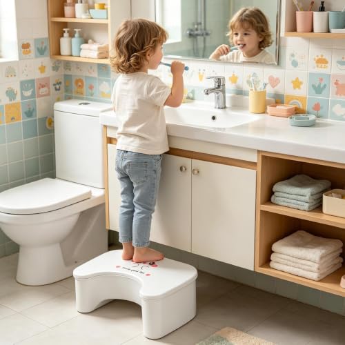 Taburete escalón para el inodoro adaptable a baños de apartamentos 7