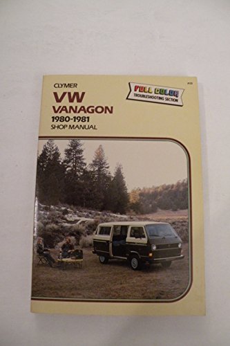 Vw Vanagon 1980-1982 Includes Diesel Shop Manua... 0892873515 Book Cover
