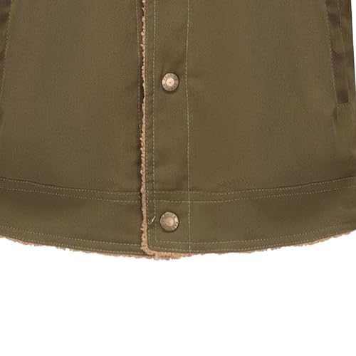 Veste volante décontractée coton noir multi-poches style cargo militaire léger - 5
